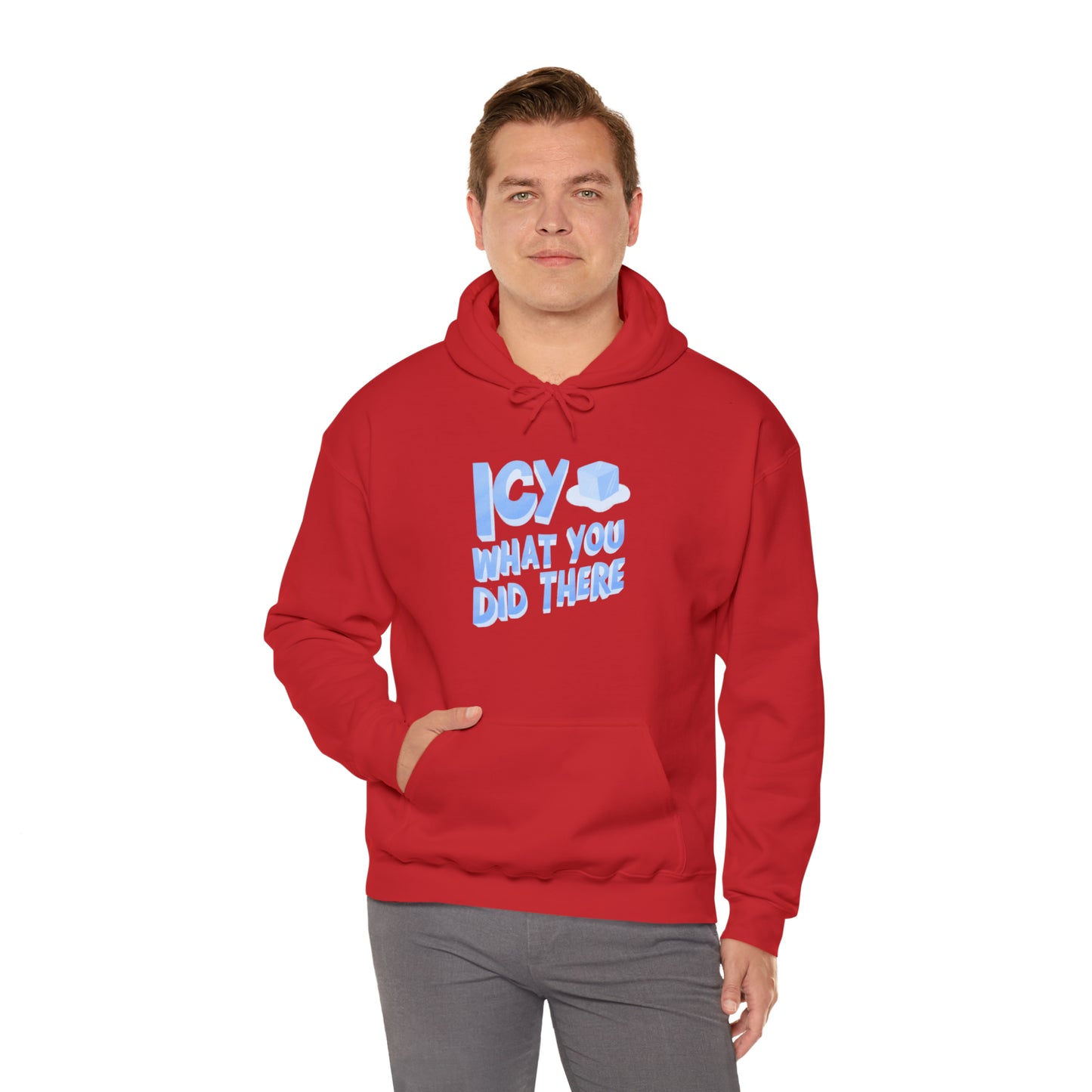 Icy What You Did There Unisex Heavy Blend™ Hooded Sweatshirt