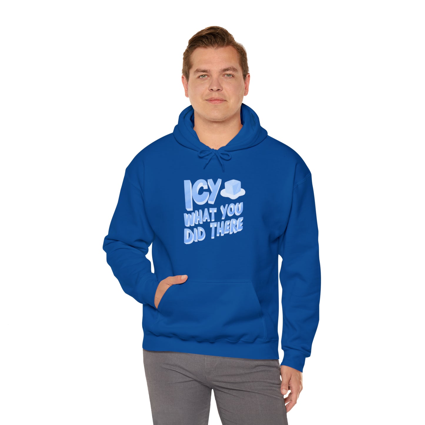 Icy What You Did There Unisex Heavy Blend™ Hooded Sweatshirt