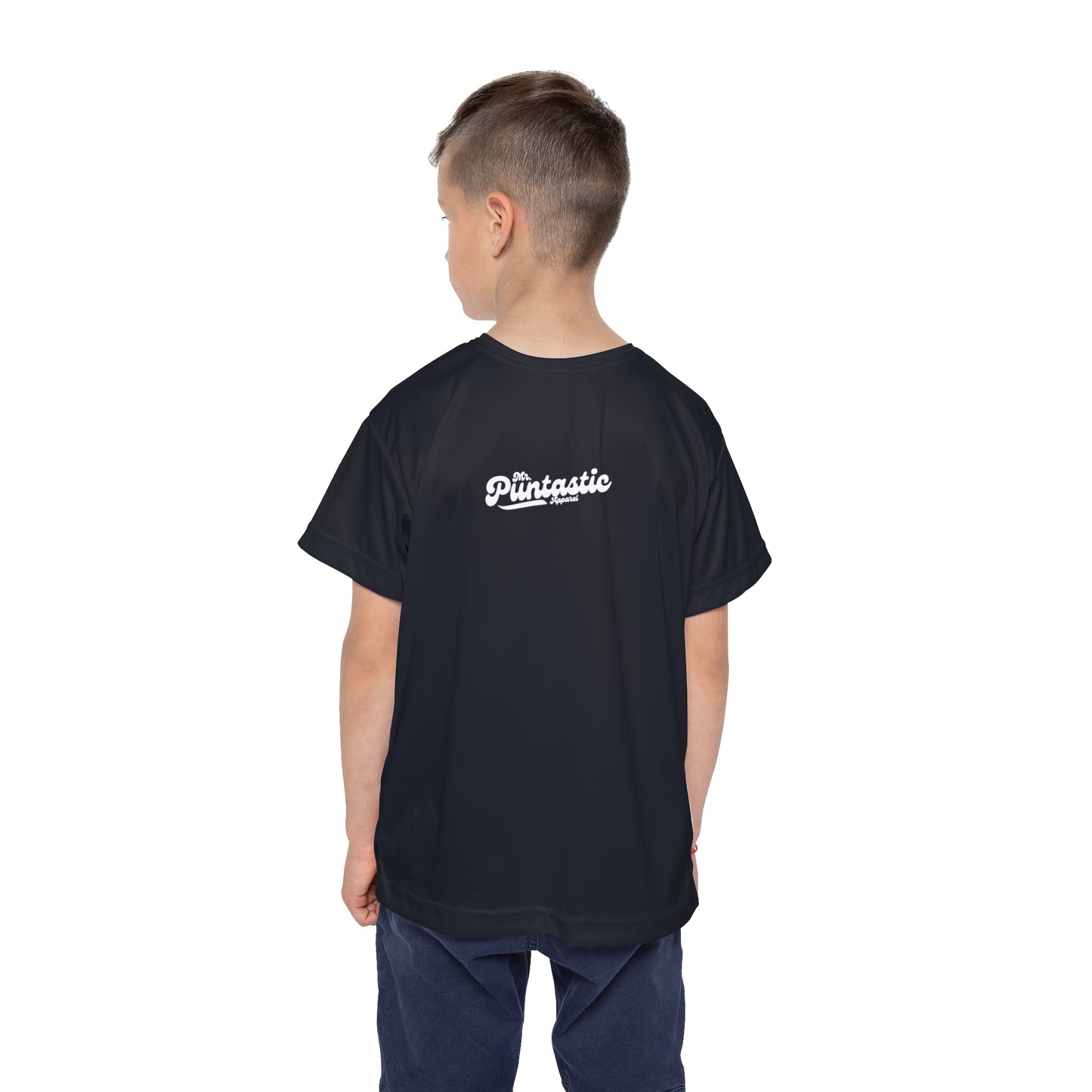 Mr. Puntastic Kids Sports Jersey (AOP)