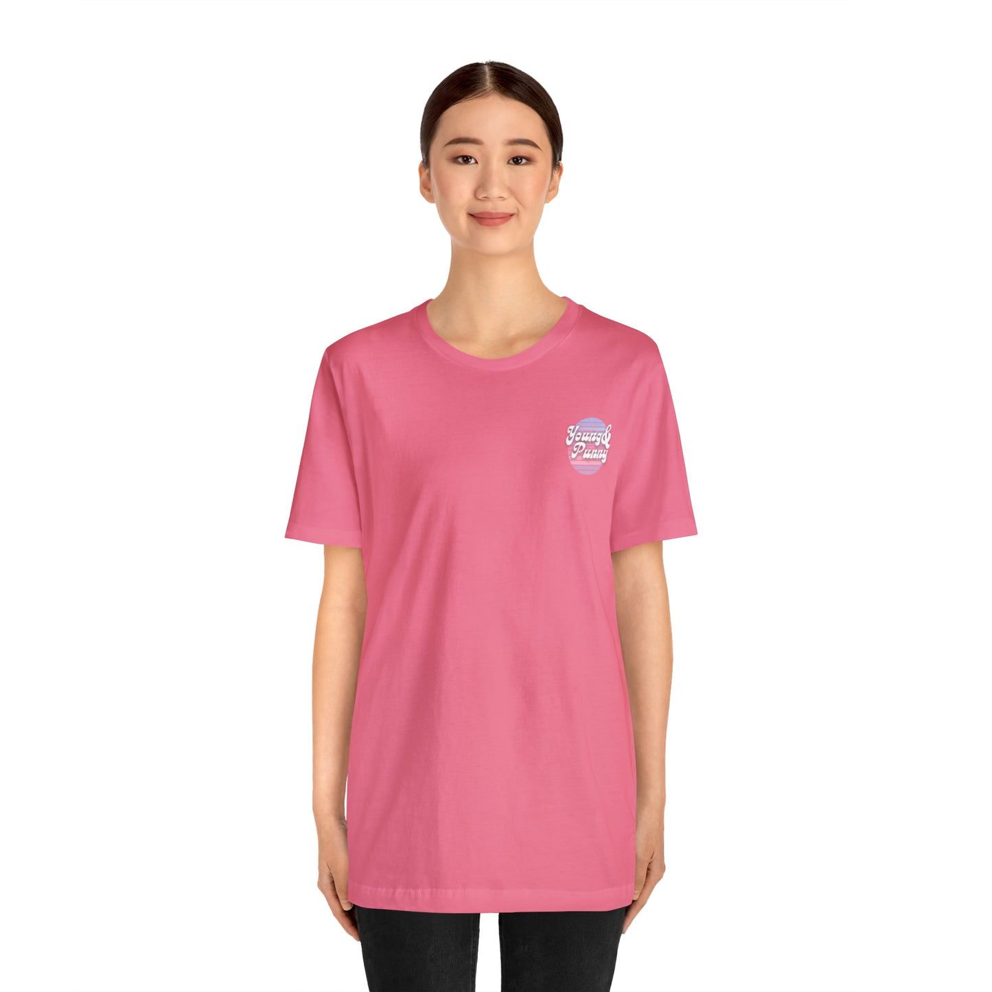 Young & Punny Unisex Jersey Short Sleeve Tee